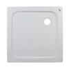 Immagine 6/10 - Coria 80x80x5 cm piatto doccia in acrilico quadrato con sifone