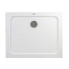 Immagine 7/10 - Coria 80x100x5 cm quadrato, piatto doccia in acrilico rettangolare con sifone
