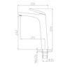 Immagine 2/4 - Ibiza miscelatore lavabo alto