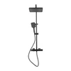 Immagine 1/10 - Tulle Black set doccia, con miscelatore termostatico