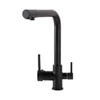 Immagine 2/5 - Portland Black rubinetto cucina 3 vie per depuratore d'acqua