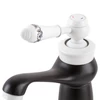 Immagine 3/4 - Izmir Black & White miscelatore lavabo alto retrò
