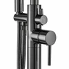 Immagine 2/5 - Korfu Gun Grey miscelatore freestanding per vasca