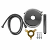 Immagine 5/5 - Korfu Gun Grey miscelatore freestanding per vasca