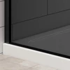 Immagine 5/5 - Walk-in Black parete doccia, con vetro fumé 80, 200cm, 8mm