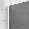 Immagine 4/5 - Walk-in Chrome parete doccia, con vetro fumé 80, 200cm, 8mm