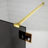 Immagine 3/5 - Walk-in Gold parete doccia, con vetro fumé 80, 200cm, 8mm