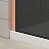 Immagine 5/5 - Walk-in Rose Gold parete doccia, con vetro fumé 80, 200cm, 8mm