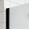 Immagine 4/5 - Walk-in Black parete doccia, vetro acidato opaco 50, 200cm, 8mm