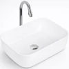 Immagine 1/3 - BERLIN || lavabo da appoggio, ceramica, bianco, rettangolare