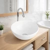 Immagine 2/3 - PARMA || lavabo da appoggio, ceramica, bianco, rotondo