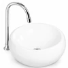 Immagine 1/3 - BARI || lavabo da appoggio, ceramica, bianco, rotondo