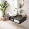 Immagine 2/3 - BARI || lavabo da appoggio, ceramica, bianco, rotondo
