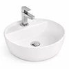 Immagine 1/3 - MONTERO 40 || lavabo da appoggio, ceramica, bianco, arrotondato