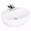 Immagine 1/3 - MONTERO 50 || lavabo da appoggio, ceramica, bianco, arrotondato