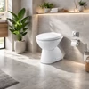 Immagine 3/3 - EUROPA || vaso WC a cacciata, ceramica, bianco, uscita inferiore