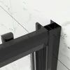 Immagine 2/3 - Elche Nero Porta doccia scorrevole 120, 190cm, 6mm