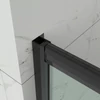 Immagine 3/3 - Elche Nero Porta doccia scorrevole 120, 190cm, 6mm