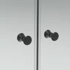 Immagine 3/3 - Westy Nero Porta doccia ad apertura a due ante 80 cm, 195cm, 6mm