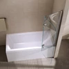 Immagine 5/5 - Alvor Paravento per vasca da bagno 120x140cm, 6mm