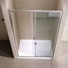 Immagine 3/3 - ELCHE Porta doccia scorrevole 100cm, 190cm, 6mm