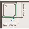 Immagine 4/6 - Pilas Box doccia 80x100, 195cm, 6mm