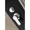 Immagine 2/3 - Merin BLACK Pannello doccia in acciaio inossidabile