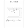 Immagine 2/2 - Dotty 80 x 120 x 5 cm