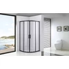 Immagine 2/8 - Avignon 6mm Black box doccia curvo 70*70 190cm