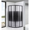 Immagine 1/8 - Avignon 6mm Shadow box doccia curvo 70*70 190cm