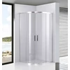 Immagine 1/8 - Avignon 6mm box doccia curvo 70*70 190cm