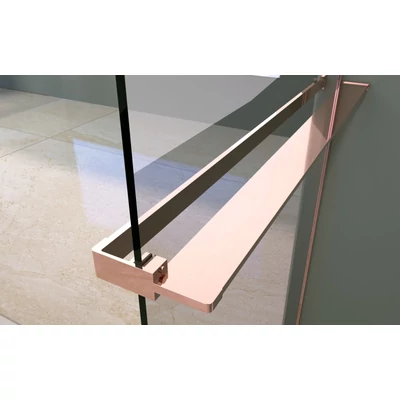 Rochelle Rose Gold porta asciugamani e porta sapone 80 cm