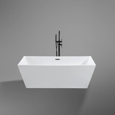 CUBE vasca da bagno freestanding, bianco, 170x75x58 cm