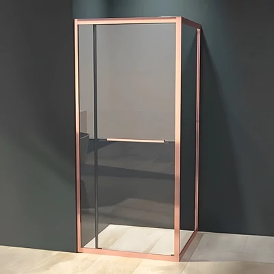 Firenze box doccia Rose Gold 6mm 80cm