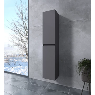 Burgundia || Grigio antracite opaco, mobile bagno