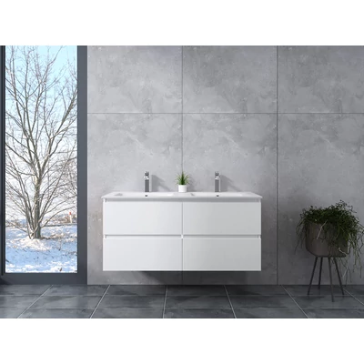 Dijon White mobile bagno con lavabo 120cm