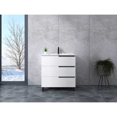 Torino White mobile bagno con lavabo 60cm