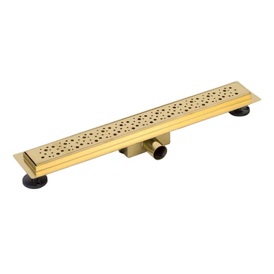 Lotaringia Gold canale di scarico doccia, 60 cm