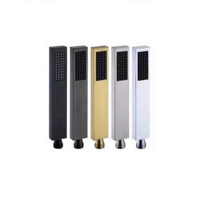 Monaco Flat Black & White soffione doccia manuale in acciaio inossidabile