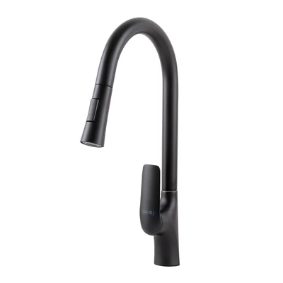 Ibiza Black rubinetto cucina estraibile