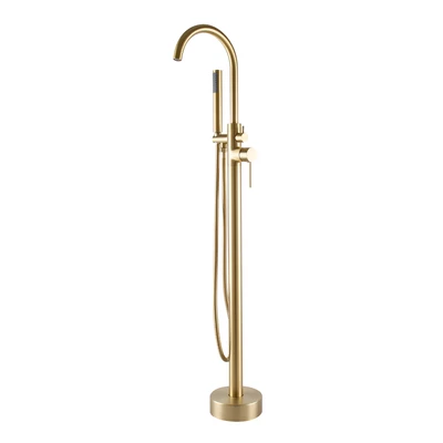 Korfu Rose Gold miscelatore freestanding per vasca