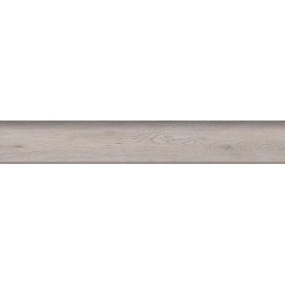 W-STEP battiscopa per pavimento SPC, effetto rovere grigio, 2400x80x14 mm
