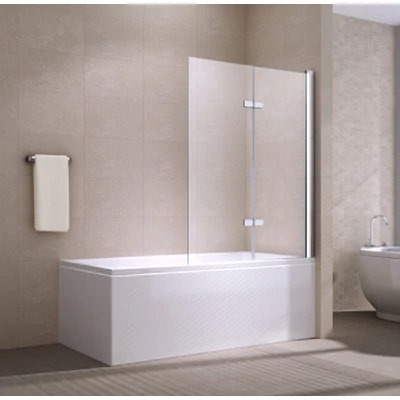 Amora 6mm, 120x140 paravento vasca, senza trattamento nano