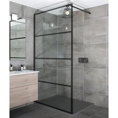 Walk-in Black parete doccia 50, 200cm, 8mm
