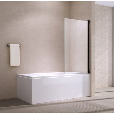 Evora Black 6mm, 70x140 paravento vasca
