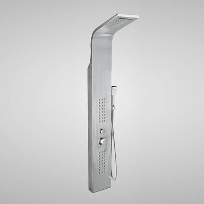 Alegre Silver Duschpaneel, rostfreier Stahl
