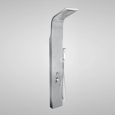 Bologna Silver Duschpaneel, rostfreier Stahl
