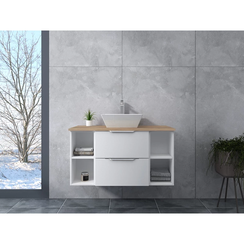 Rennes White mobile bagno con lavabo
