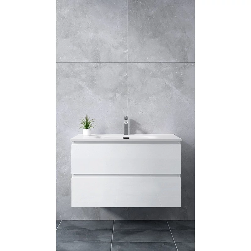 Catania White mobile bagno con lavabo 60cm