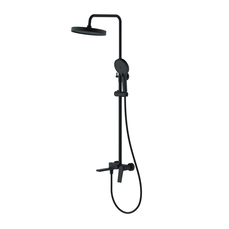 Maya Eco Black set doccia con porta gel